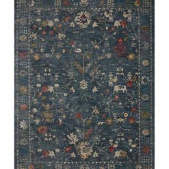 New 💯 Loloi Giada Denim Multi Rug Home Area Rugs & Runners ⌛