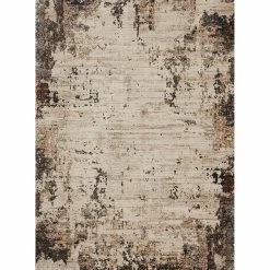 Outlet 🎁 Loloi Leigh Ivory Charcoal Rug Home Area Rugs & Runners ⌛